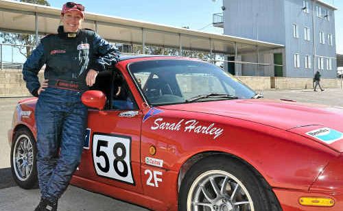 Sarah Harley, who competed in the Independent Race Series at Morgan Park at the weekend, is making her mark in motor racing. Sarah Harley, who competed in the Independent Race Series at Morgan Park at the weekend, is making her mark in motor racing.